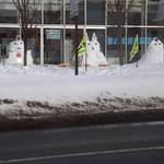 雪像づくり